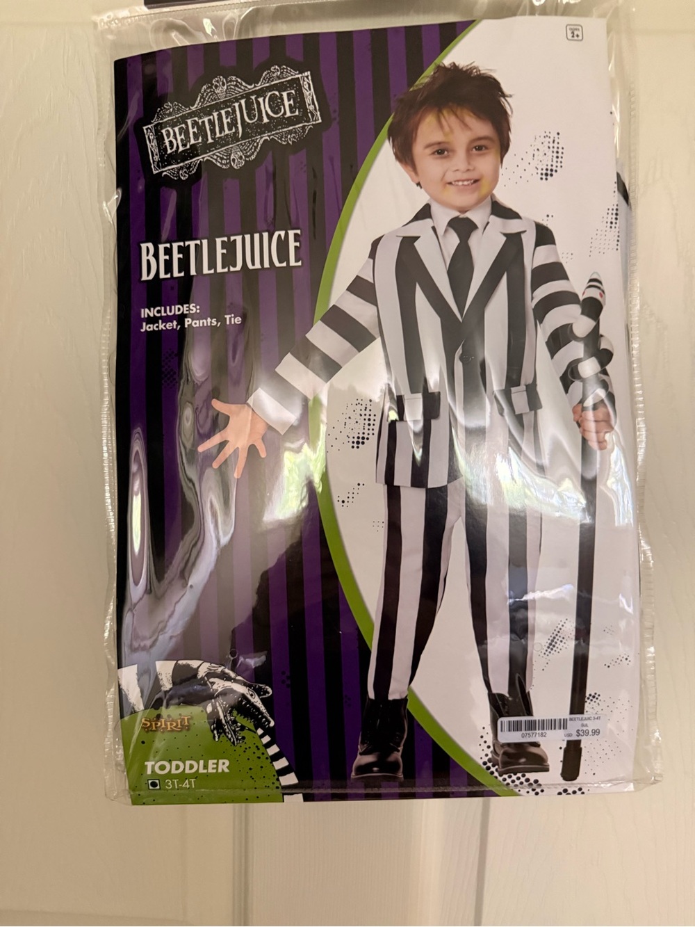Beetlejuice Toddler Costume